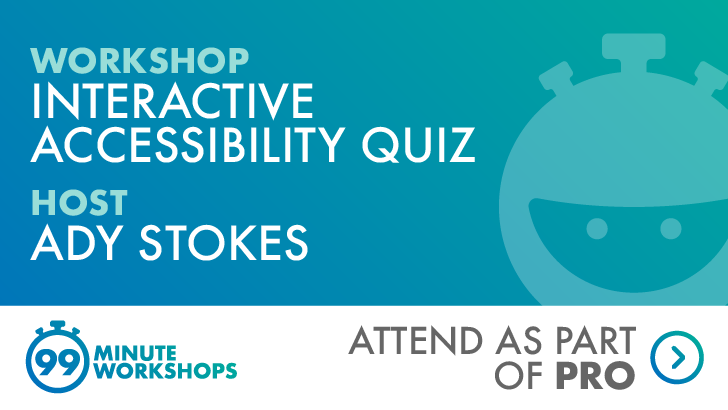Interactive Accessibility Quiz banner image
