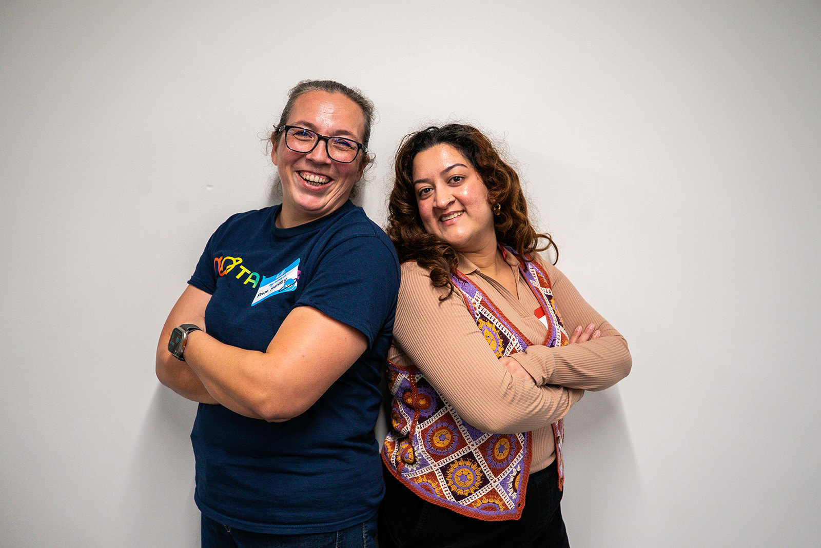 Rosie Sherry and Ayesha Saeed up to mischief!
