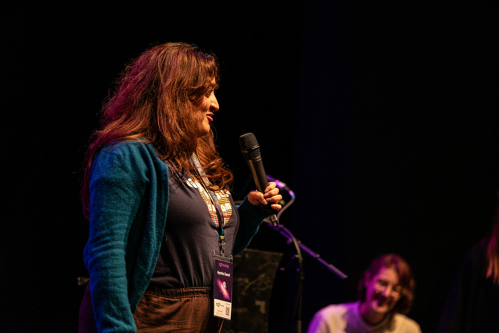 Ayesha Saeed on the 99 second stage at MoTaCon