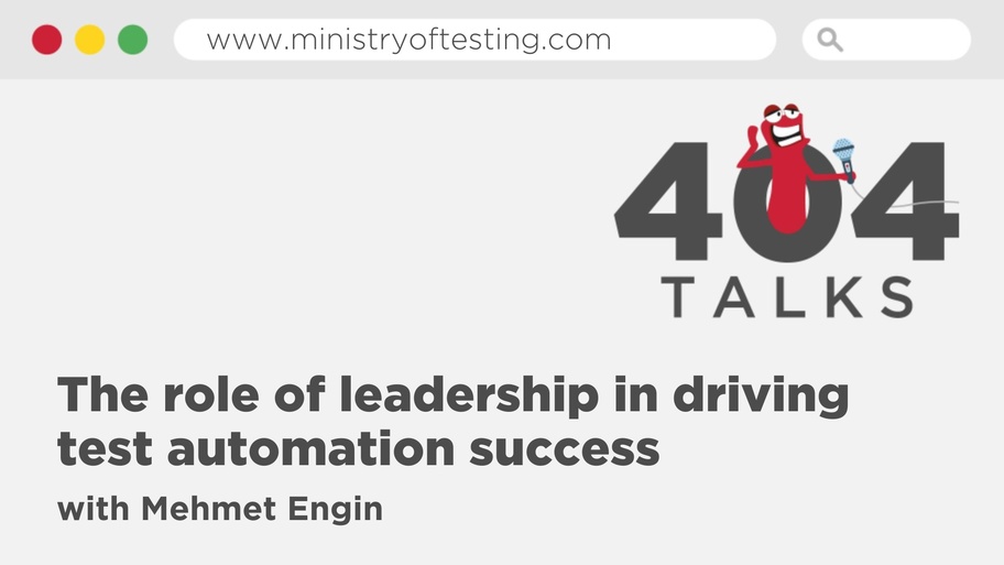 The role of leadership in driving test automation success image