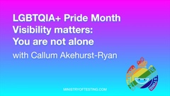 In this talk, Callum talks about what pride is, its history and its importance.  image