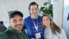 The Athens team with Diego Molina, lead developer and organizer of Selenium image