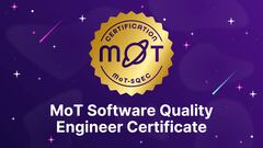 Boost your career in quality engineering with the MoT Software Quality Engineering Certificate. image