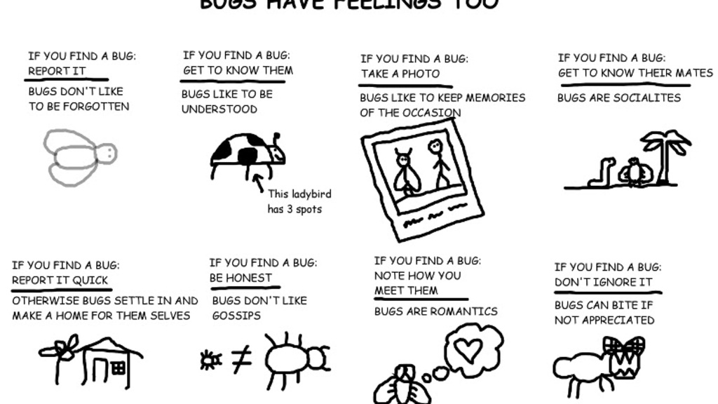Bugs have feelings too image