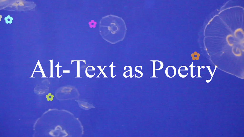 Alt Text as Poetry image