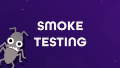 <div>Smoke testing covers all areas of the software application without getting too deep. We decide which features to test. The goal is only to check they are working, not exhaustively test these features. Smoke tests need to be repeatable.</div> image