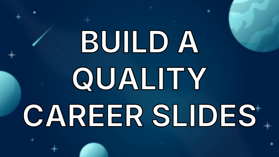 Build a quality career slides image