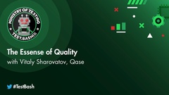Join Vitaly from Qase.io as they explore the essence of quality image