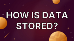 How is data stored? image