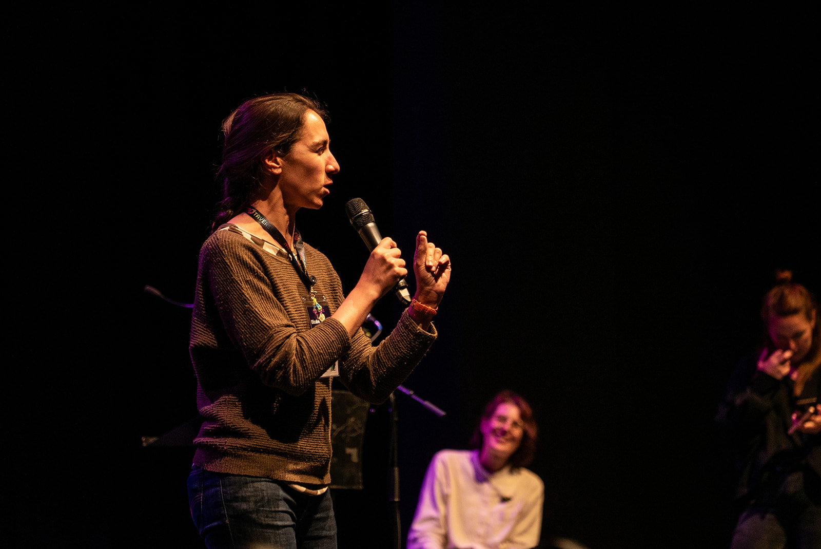 Elizabeth Zagroba on the 99 second stage at MoTaCon