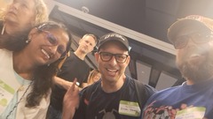 It feels amazing to hear the lovely voice live which we always hear in twit podcast. Such a amazing moment to meet in person and hear the same voice face to face. 
Yes, this is Simon Tomes at MoT ... image