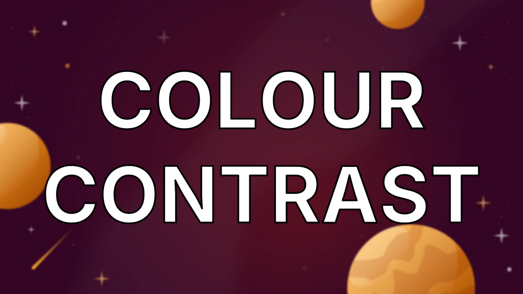 Colour contrast image