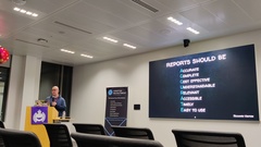 In the image Richard describes describes that each report should be:
- Accurate, Complete, Cost Effective, Understandable, Relevant, Accessible, Timely, Easy To Use. image