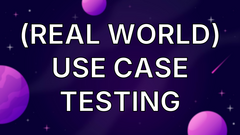 (Real world) use case testing image
