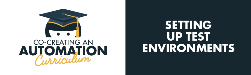 Setting Up Test Environments Task Analysis  banner image