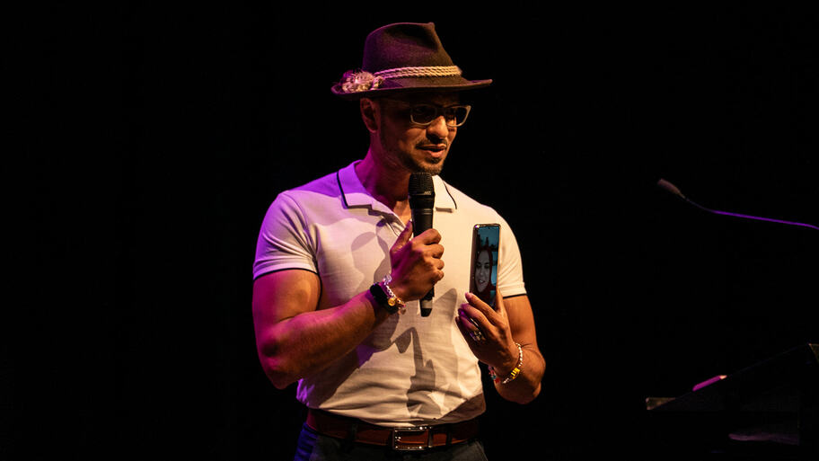 Aaron Pinto and a tiny Mariem SAFI on the 99 second stage at MoTaCon image