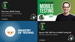 Learn from the following resources on mobile testing for functionality and performance. image