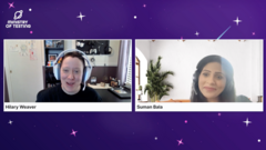 "One thing to keep in mind is that it can be anything. It doesn't have to be the test, but anything that you're automating. It needs to be worth the time that you're putting into it and the mainten... image