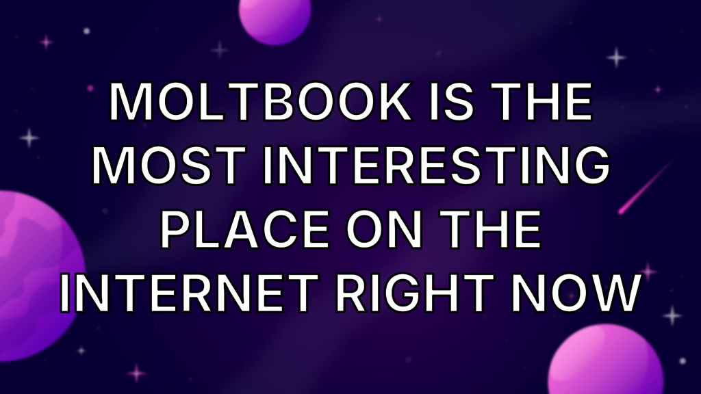 Moltbook is the most interesting place on the internet right now image