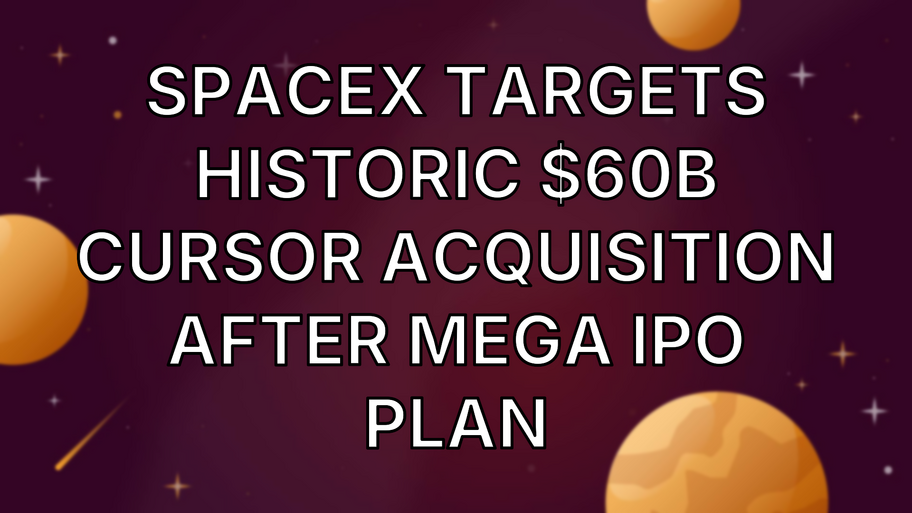 SpaceX Targets Historic $60B Cursor Acquisition After Mega IPO Plan image