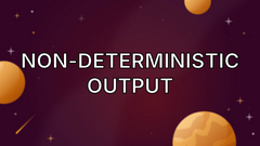 Non-deterministic Output image