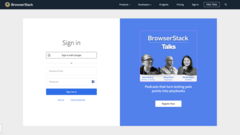 Along with Simon Prior and Rachel Kibler.

Thanks, BrowserStack, it's very cool to be on their sign-in page. 🫶

Have a peek yourself!

https://www.browserstack.com/ image