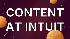 Content at Intuit image