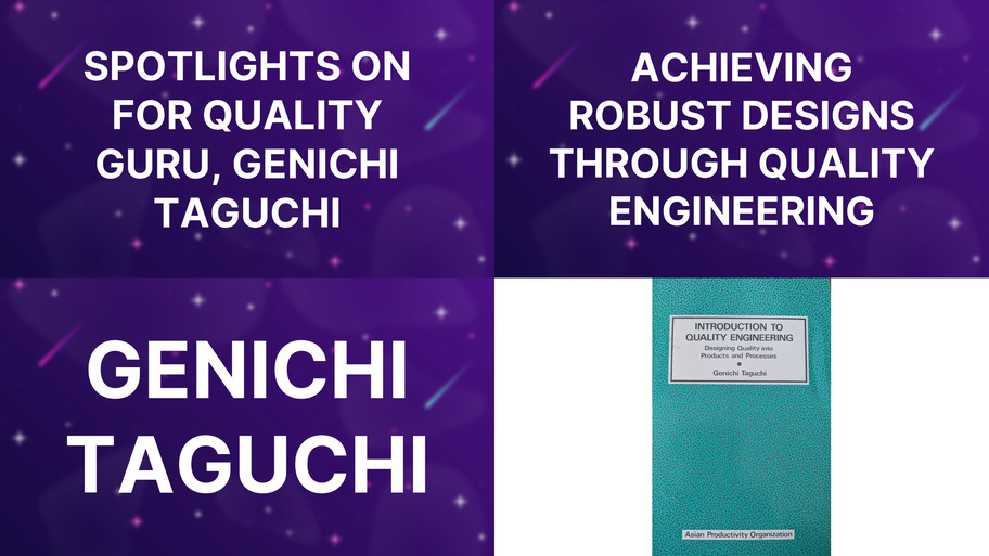 Quality Engineering - History & Taguchi image