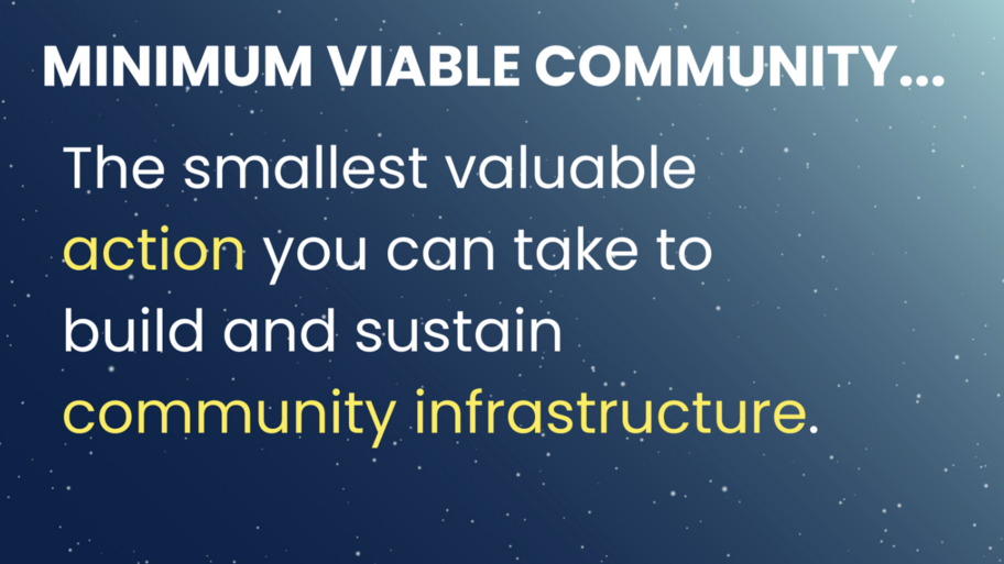 Community Infrastructure and The AI Minimum Viable Community image