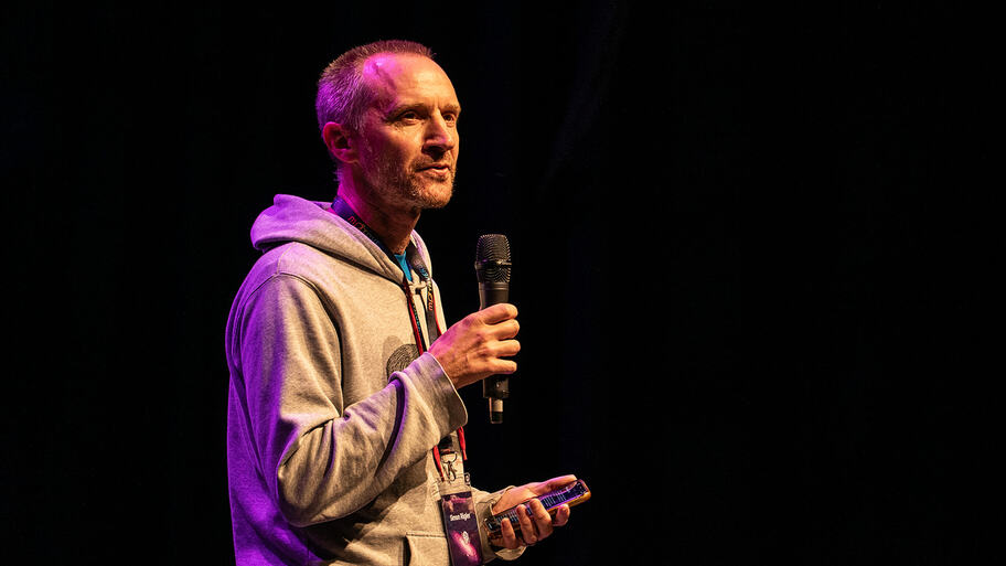 Simon Rigler on the MoTaCon Stage image