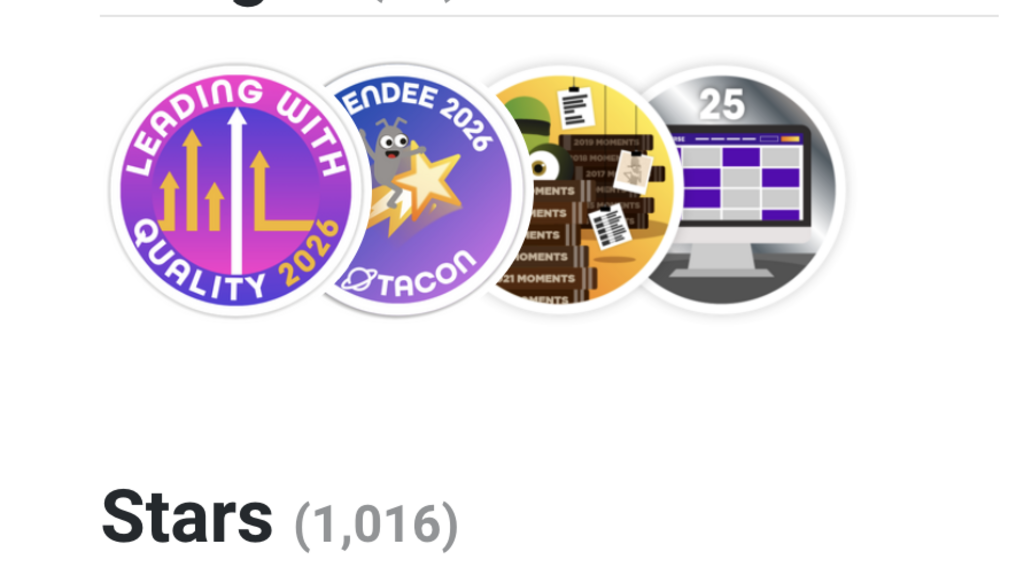 Oops, I Missed 1,000 Stars Milestone! image