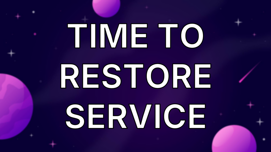Time to restore service image