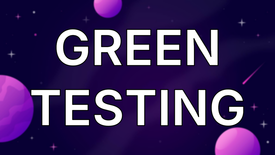 Green Testing image