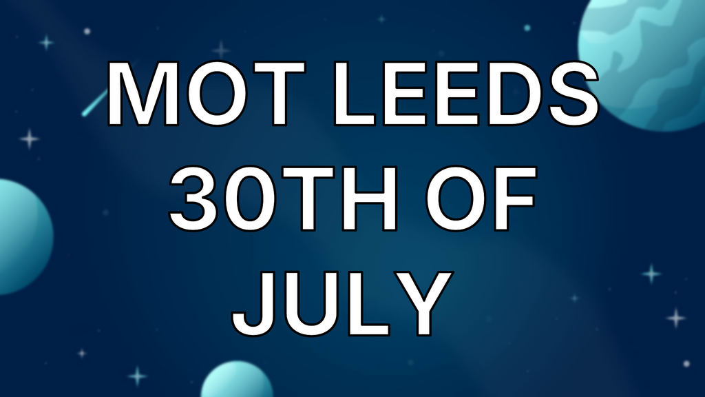 MoT Leeds 30th of July  image