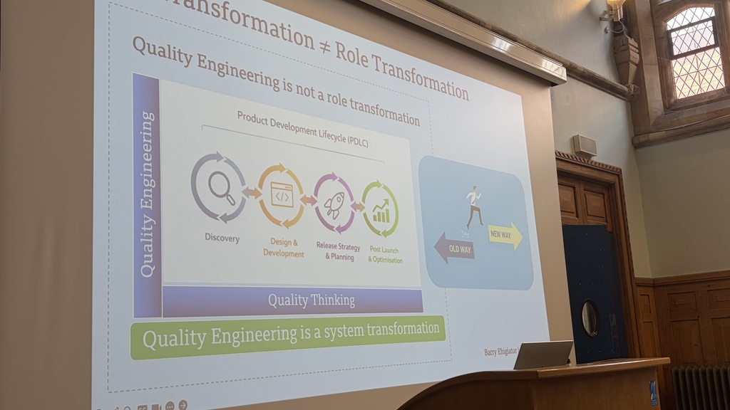 QE transformation does not equal role transformation slides from Barry's talk. image