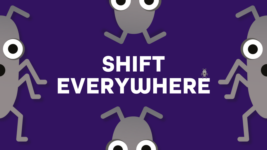 Shift-everywhere testing image