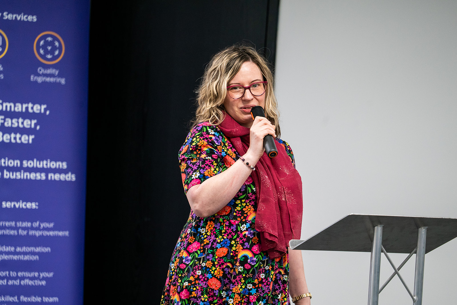Helen Whitaker talks for 99 seconds at MoT London