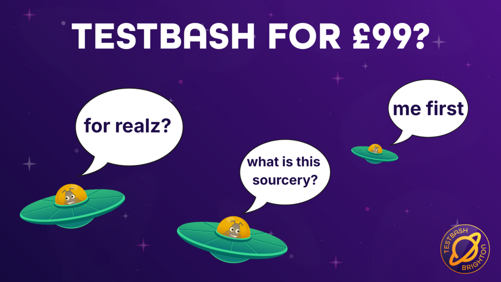 Attend TestBash for £99 image