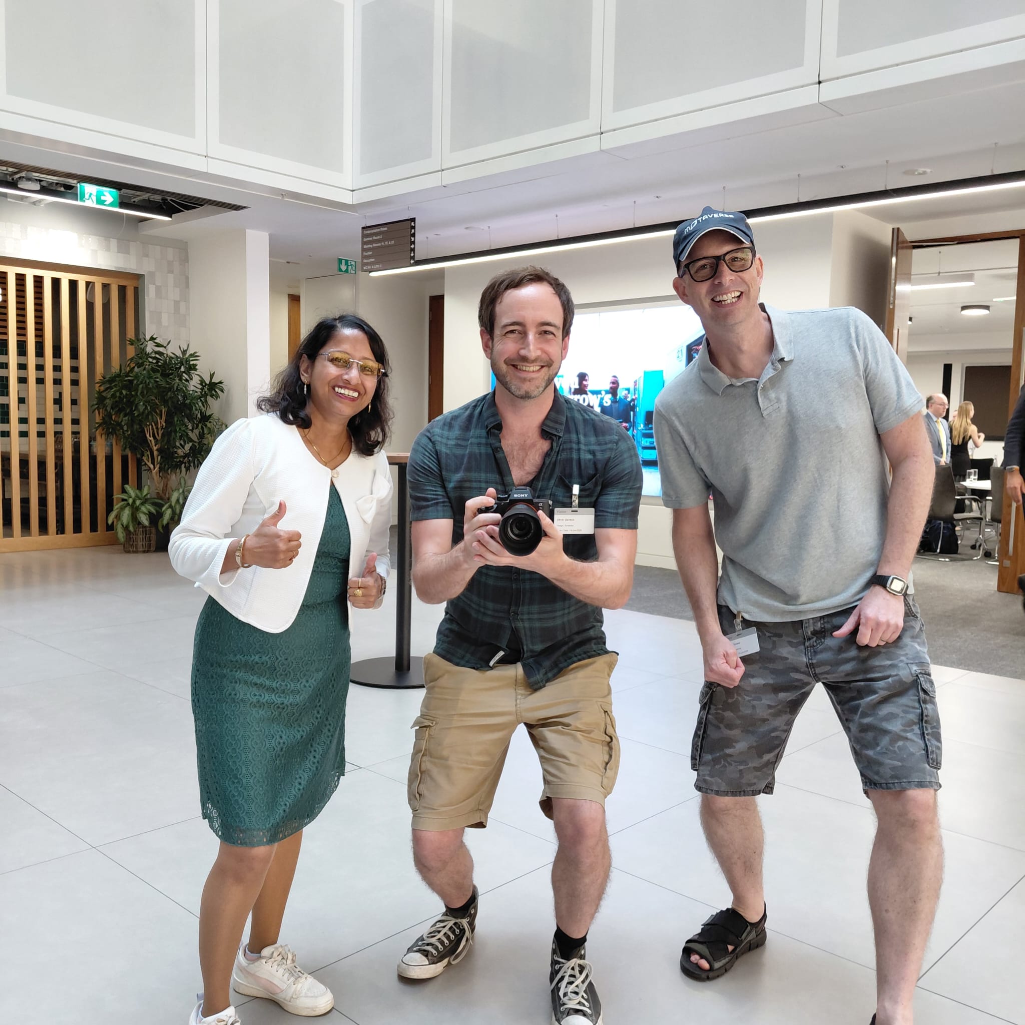 Great catch up with the Person behind the Lens and the person behind the Mic together image