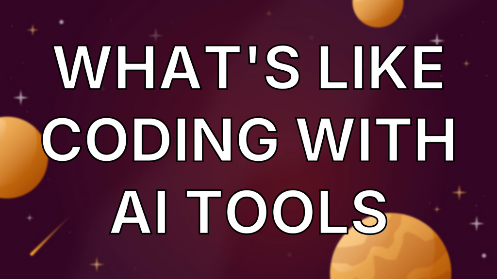 What's like coding with AI tools image