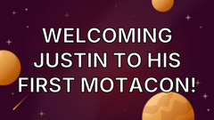 Welcoming Justin to his first MoTaCon! image