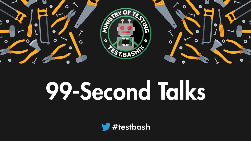 99 Second Talks - Test.bash(); 2021 image