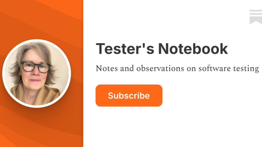 Welcome to the Tester’s Notebook image