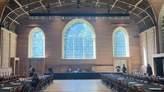 The stunning window in the Corn Exchange room at Brighton Dome image