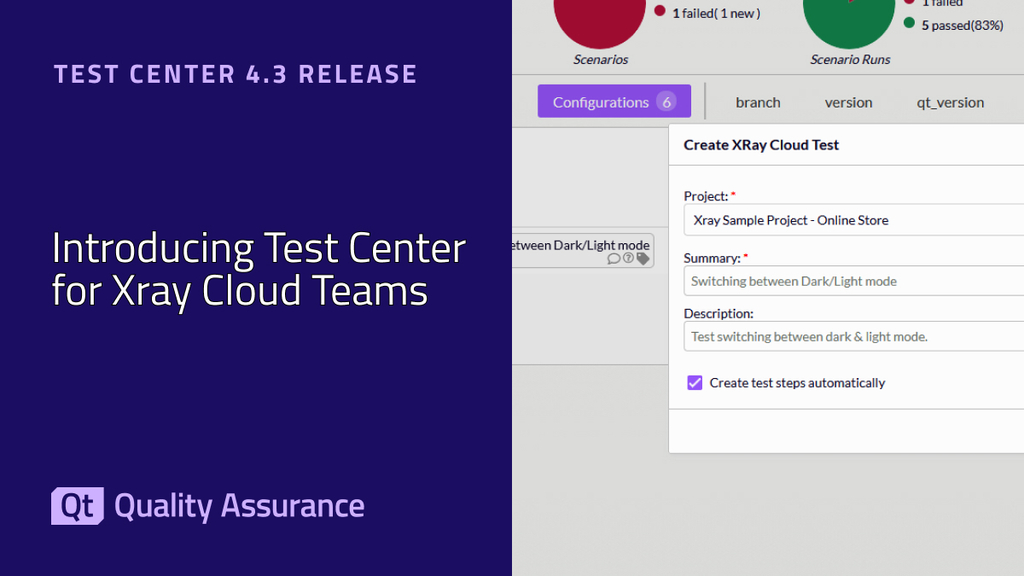 Test Center 4.3 Release: Xray Cloud Integration and Traceability-as-Code image image
