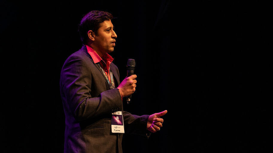 Brijesh Goda on the 99 second stage at MoTaCon image