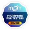 Prompting for testers