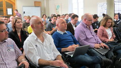 A photo of the audience at our first ever TestBash in Cambridge. image