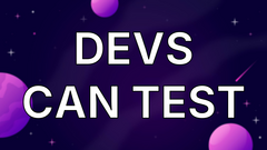 Devs can test image