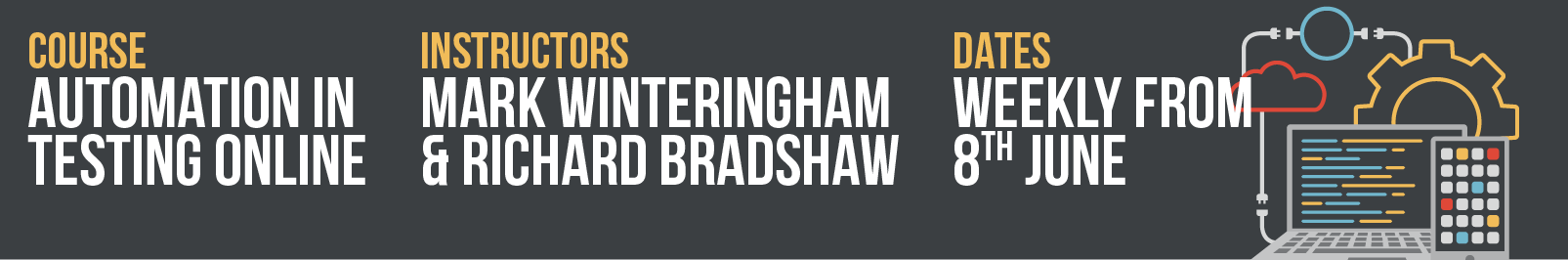 Automation in Testing Online - June Cohort banner image